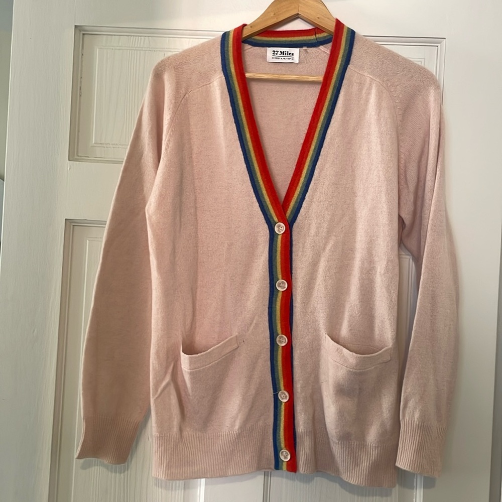 27 Miles Malibu rainbow cardigan